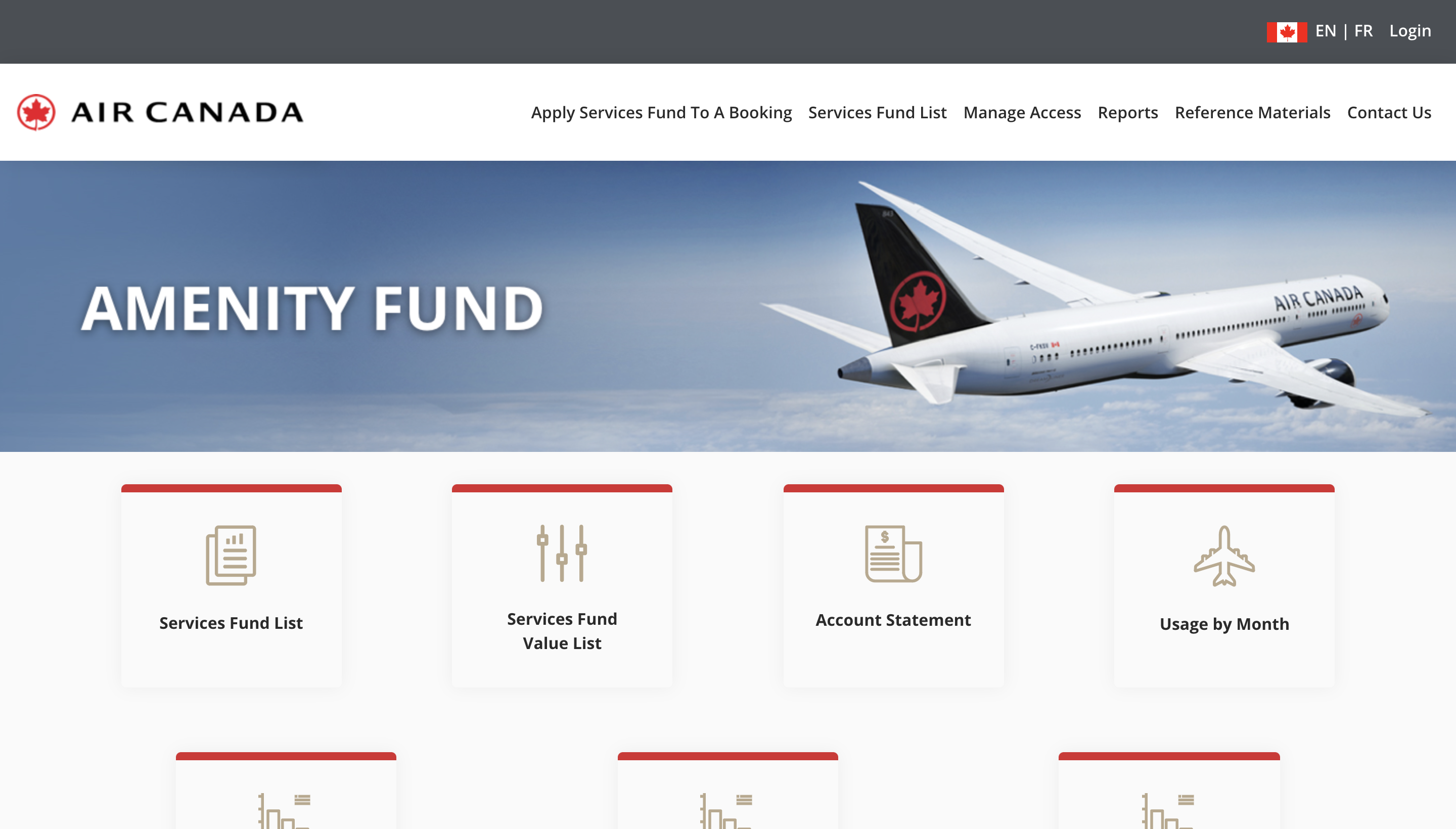Air Canada - Agency Amenity Fund